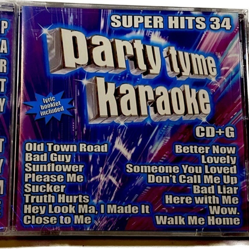 PARTY TYME KARAOKE: SUPER HITS, VOL. 34 NEW CD